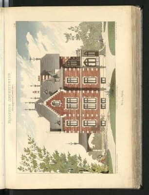 Villa in Basel, E. Jung, Architekt in Winterthur