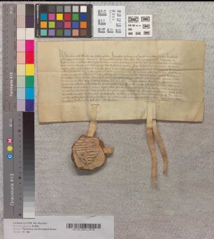 Lehnbrief Wenzels und Albrechts, Herzögen von Sachsen, für Wedekind vom Berghe (Wedekind V. von dem Berge) über die Reborch (Rehburg, Gft. Wölpe, sp. Fstm. Calenberg).