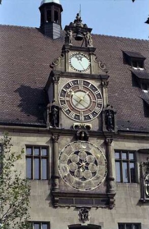 Heilbronn: Astronomische Uhr am Rathaus