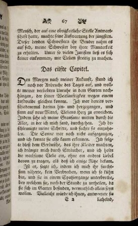 Das eilfte Capitel. - Das funfzehende Capitel.