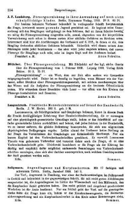 254, Böttcher. Über Fürsorgeerziehung. Mit Rücksicht auf das kgl. sächs. Gesetz über die Fürsorgeerziehung vom 1. Februar 1909. 1910