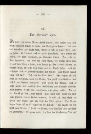44. Der Gevatter Tod.