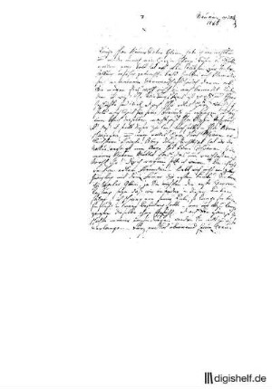 7: Brief von Sophie Becker an Johann Wilhelm Ludwig Gleim