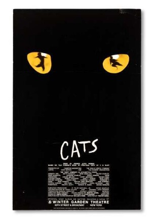 Plakat: „CATS", Musical im Winter Garden Theatre, Broadway, New York