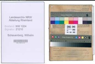 Entnazifizierung Wilhelm Schauenberg , geb. 29.07.1902 (Rangierer)