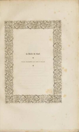 La Veille de Noel.