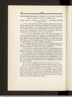 Stellungskämpfe am Plémont im Verbande der 15. Ldw. Div.