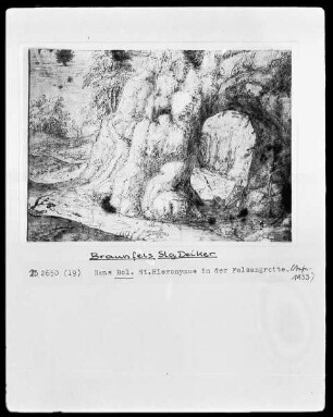 Der heilige Hieronymus in der Felsengrotte