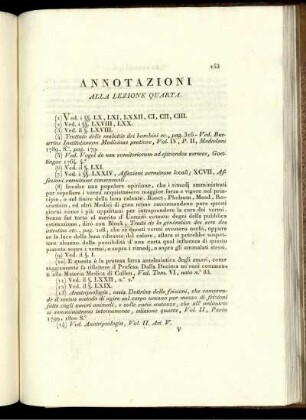 Annotazioni Alla Lezione Quarta.