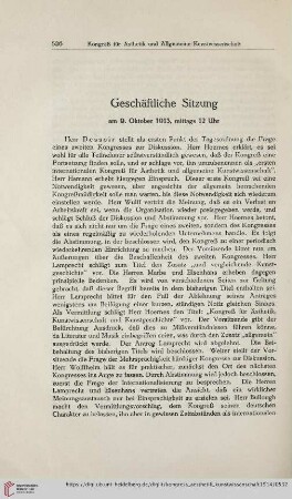Geschäftliche Sitzung