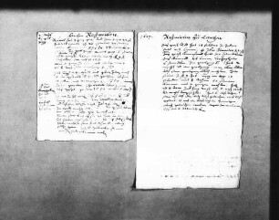 Beschreibung des großen Rades und anderer Teile der Rossmühle (Folio), Notizen dazu (Quart)