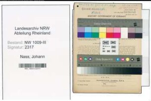 Entnazifizierung Johann Nass , geb. 17.01.1893 (Angestellter)