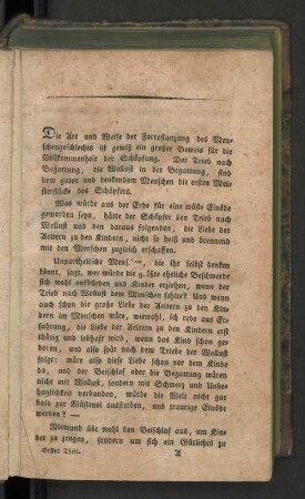 Die Art und Weise der Fortpflanzung des Menschengeschlechts ...