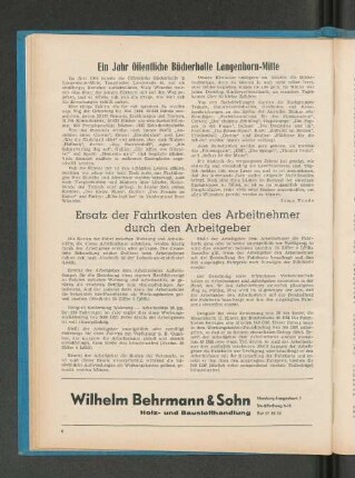 Ersatz der Fahrtkosten des Arbeitnehmer durch den Arbeitgeber