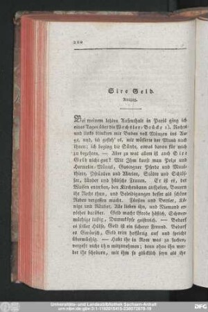 Sire Geld.