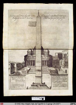 Ansicht des Petersdomes mit dem Petersplatz und dem Obelisken.