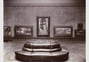 Blick in die Ausstellung der Nationalgalerie, 1.Cornelius-Saal