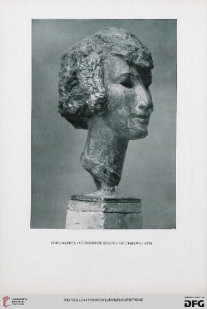Der Bildhauer Fritz Maskos