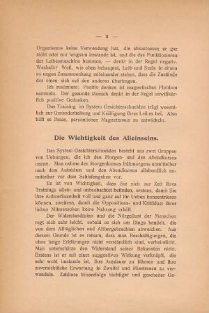 Die Wichtigkeit des Alleinseins