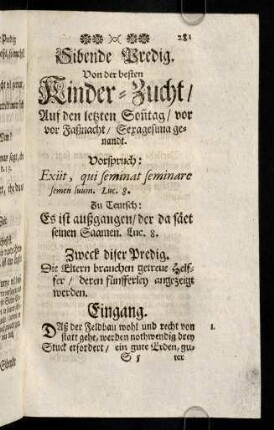 281-284, Vorspruch; Zu Teutsch; Zweck; Eingang
