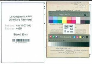 Entnazifizierung Erich Etzold , geb. 13.01.1906 (Maurer)