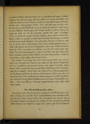 Wie Till als Brillenmacher reiste...
