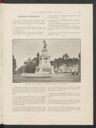Estatua de Quauhtémoc, último emperador azteca, México. - [Fotografía]