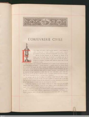 L'orfèvrerie civile