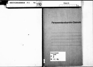 Zivilstandsregister der Juden der Gemeinde Willebadessen, Kreis Warburg (GHT 1809-1822). (Gemeinde: Willebadessen)