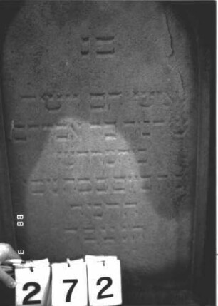 Grabstein 272 (Detailaufnahme)