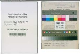 Entnazifizierung Wilhelm Holtschmidt , geb. 31.05.1907 (Studienrat)
