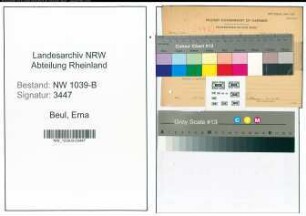 Entnazifizierung Erna Beul , geb. 16.07.1904 (Lehrerin)