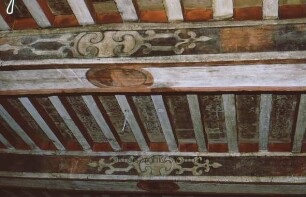 Schloß Reinbek: Südflügel: Erdgeschoss: Holzdecke
