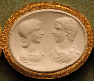Profilbildnisse des Elagabal und der Aquilia Severa (Daktyliothek, Zweites Historisches Tausend)