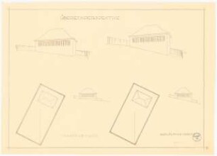 Perspektivübungen: Grundrisse, Perspektivische Ansichten, Ansichten 1:200