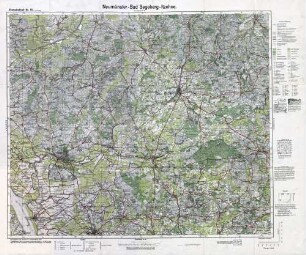 Reichskarte: Einheitsblatt 18 (1cm-Karte) Neumünster-Bad Segeberg-Itzehoe