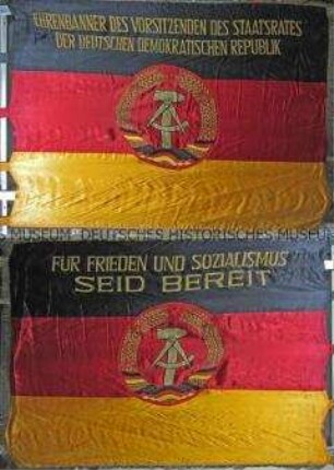 Ehrenbanner des Vorsitzenden des Staatsrates der Deutschen Demokratischen Republik