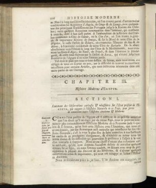 Chapitre III. Histoire Moderne d´Egypte.