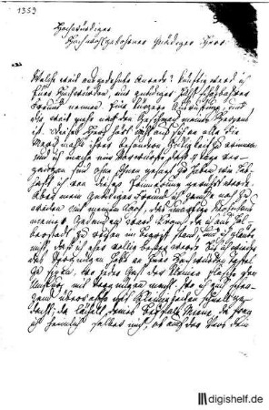 1359: Brief von Anna Louisa Karsch an ... Graf (?) Stolberg-Wernigerode