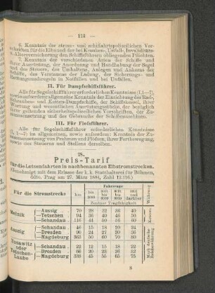 Preis-Tarif