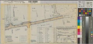 Münster (Münster) Berg Fidel Straßenbau Lageplan Blatt 9 Erschließungsstraße Berg Fidel 1968/69 1 : 500 29 x 54 Pause Tiefbauamt Stadt Münster Regierung Münster Nr. 34021
