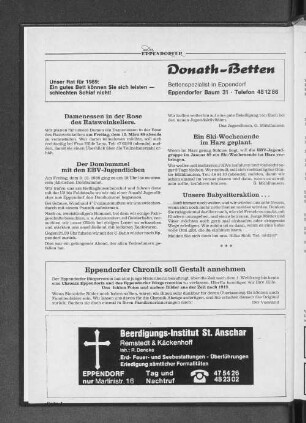 Eppendorfer Chronik soll Gestalt annehmen