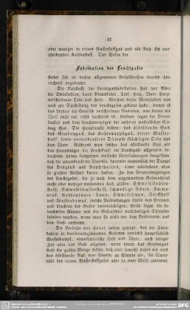 Fabrikation des Leuchtgases