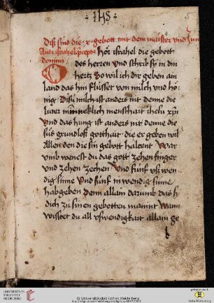 [Marquard von Lindau OFM: Dekalogerklärung] (Fassung B2)