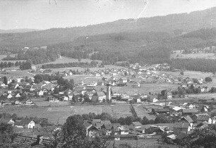 Frauenau: Gesamtansicht von der Höhe auf Frauenau