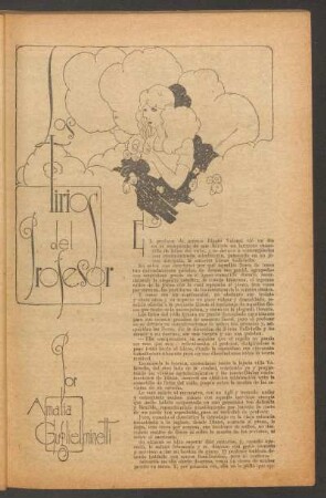 Los lirios del profesor : Ilustró Talvi
