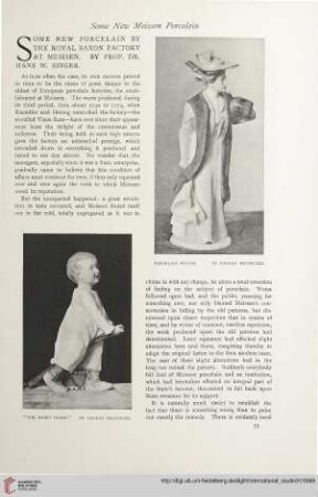 31.1907 = Nr. 121: Some new porcelain by the Royal Saxon Factory at Meissen