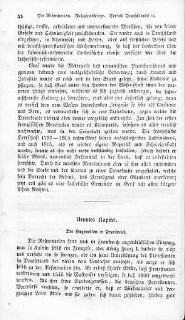 Neuntes Kapitel. Die Hugenotten in Frankreich