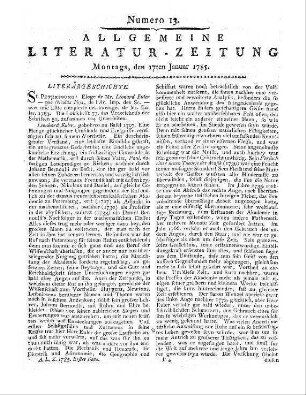 Schwedisches Museum. Bd. 2. Hrsg. von C. G. Gröning. Schwerin, Wismar, Bützow: Boedner 1784