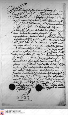 Beilage zum Ehevertrag zwischen Carl Anton Emmerich und Catharina Freiin Wambold